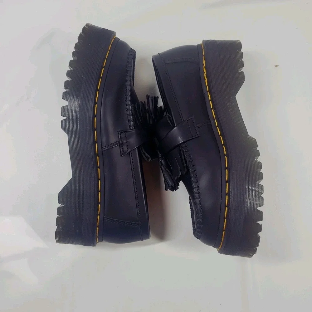 Dr. Martens Adrian Bex Smooth Leather Tassel Loafers Women's Size 8 Platform